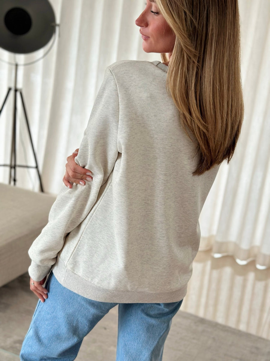 Le pull Nina gris - Gualap