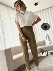 Le pull Pierrine beige - Gualap