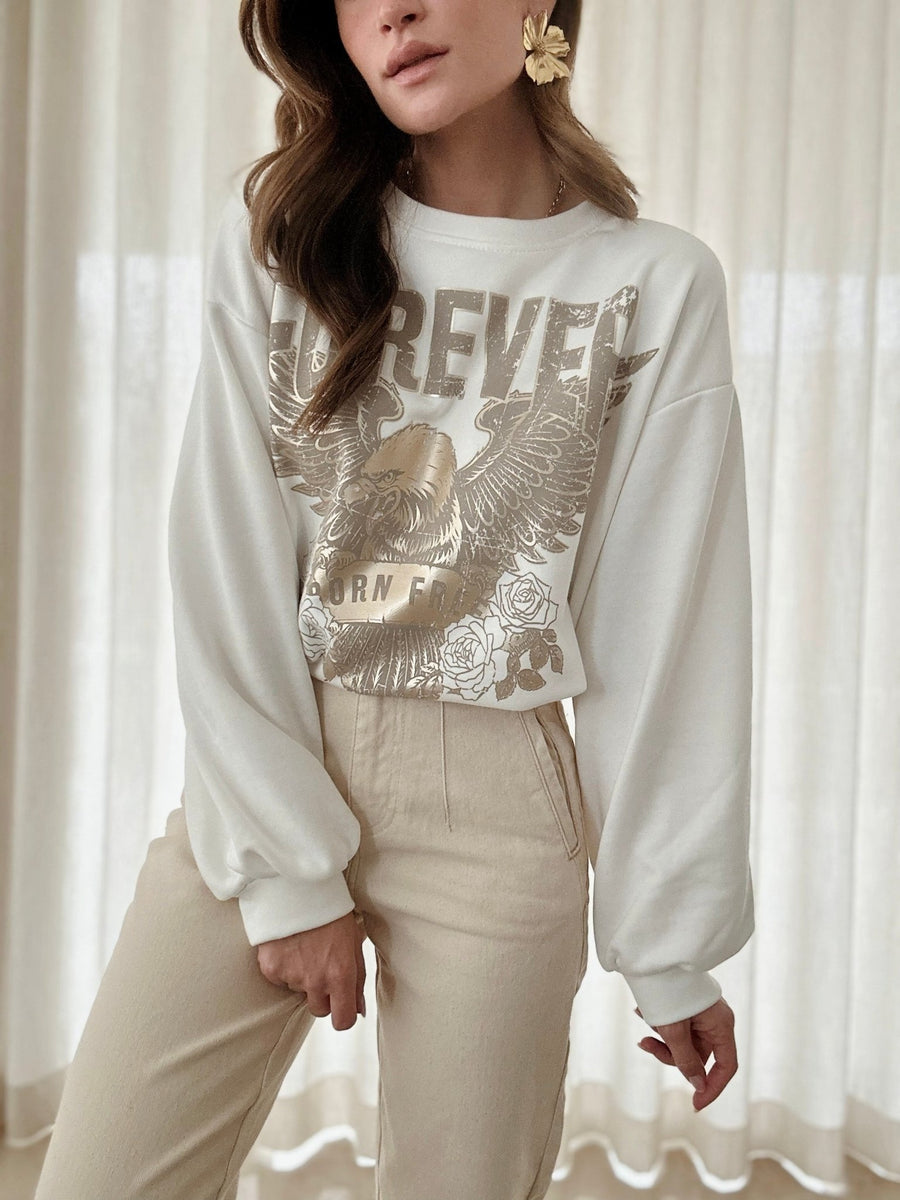 Le sweat Oxana blanc-Gualap