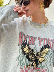 Le sweat Xenia gris - Gualap