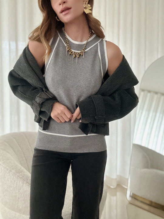 Le top Fiby gris - Gualap